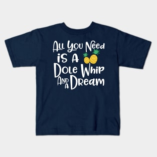 Dole Whip Dreams Kids T-Shirt